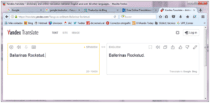 Traductor Yandex